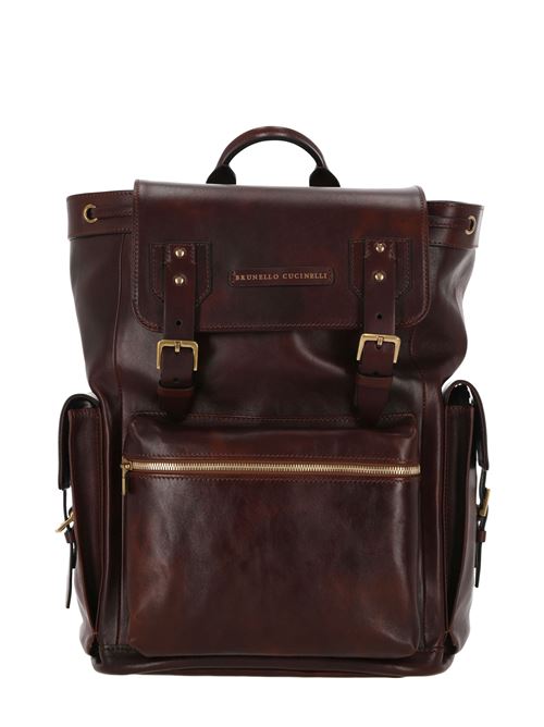 buckled leather backpack BRUNELLO CUCINELLI | MBCIU356C8457